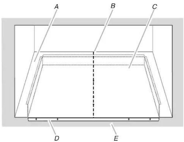 KITCHENAID MK2160AV - Préparation de l'ouverture d'encastrement/dans le placard - 1