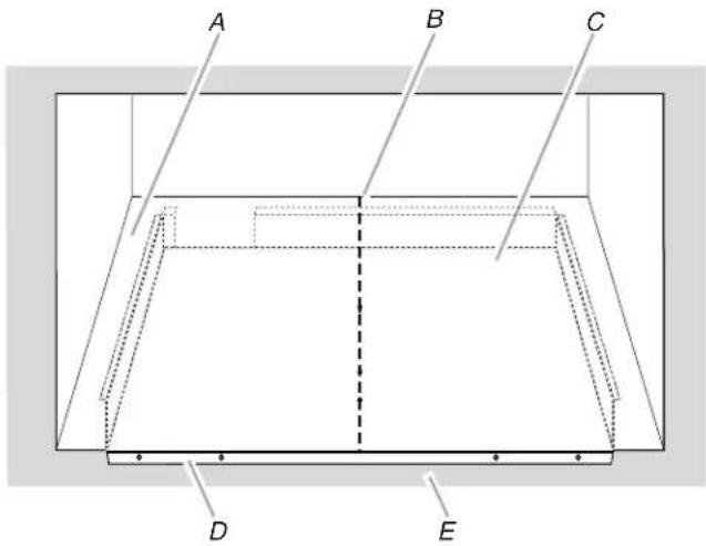KITCHENAID MKC2150AS - Préparation de l'ouverture d'encastrement/dans le placard - 1