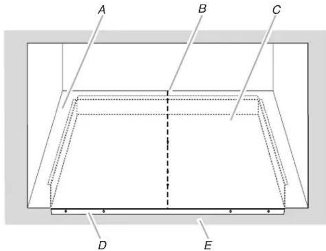 KITCHENAID MK2227AN - Préparation de l'ouverture d'encastrement/dans le placard - 1