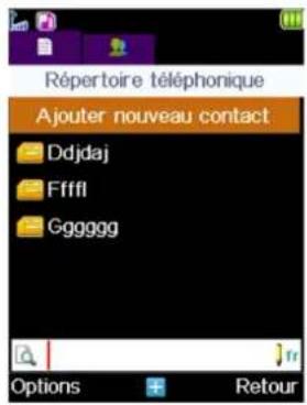 Bouygues BC101 - Comment créer un contact? - 2