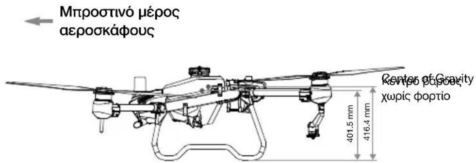 DJI Agras T20 P - Περιορισμοί κέντρου βάρους - 3