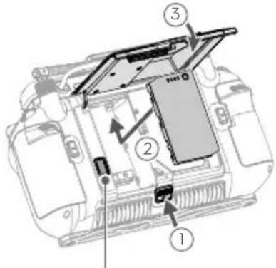 DJI Agras T20 P - Τοποθέτηση της έξυπνης μπαταρίας WB37 - 1