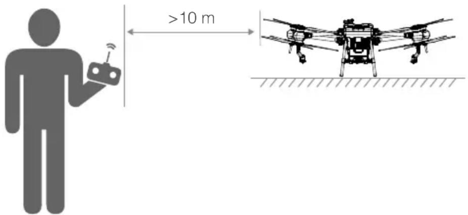 DJI Agras T20 P - Ρύθμιση λειτουργικής περιοχής γείωσης - 1