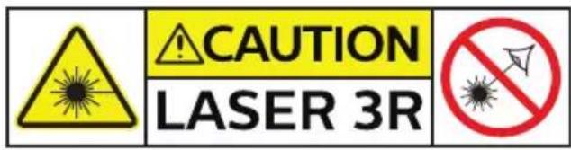 CAUTION LASER 3R