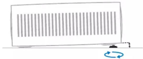 PHILIPS NeoPix 720 NPX720 - Réglage de la hauteur de l'écran - 1