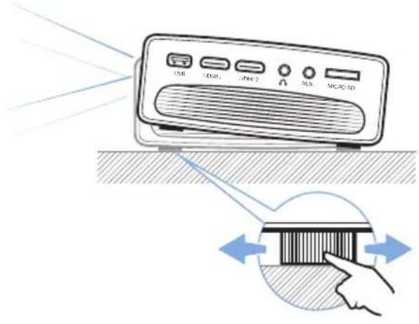 PHILIPS NeoPix 120 NPX120 - Mise sous tension et installation - 1