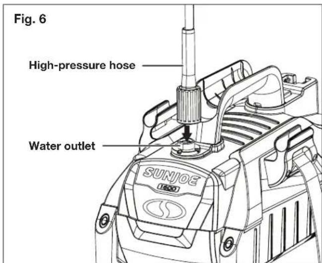 Sun Joe SPX3160P - Connect the Spray Gun to the Pressure Washer - 2