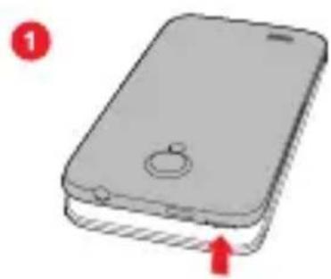 Bouygues BS401 - Installer la carte micro-sd - 1