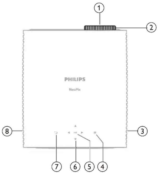 PHILIPS NeoPix 520 NPX520 - Vue de dessus - 1