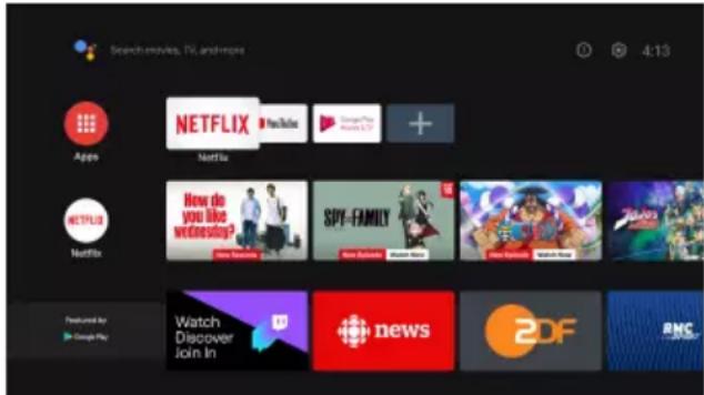 PHILIPS NeoPix 520 NPX520 - Utilisation d'Android TV - 1