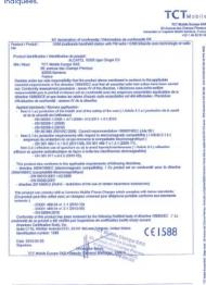 Bouygues BC211 - Réglementation en vigueur - 1