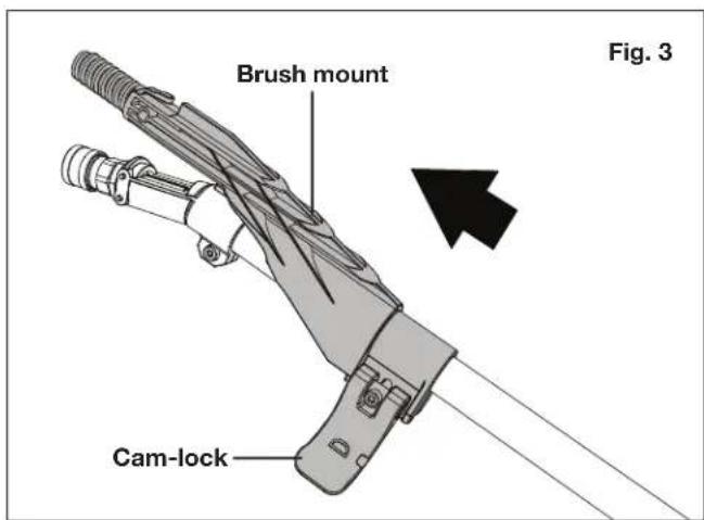 Brush mount Cam-lock Fig. 3