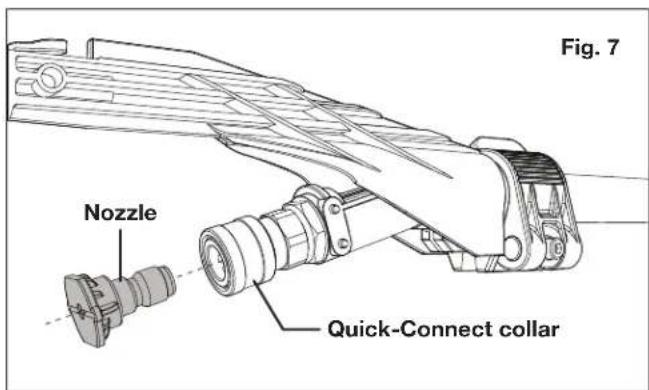 Fig. 7 Nozzle Quick-Connect collar