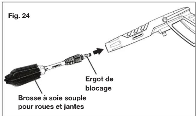 Sun Joe SPX2002MAX - Utilisation de la brosse à soie souple pour roues et jantes - 1