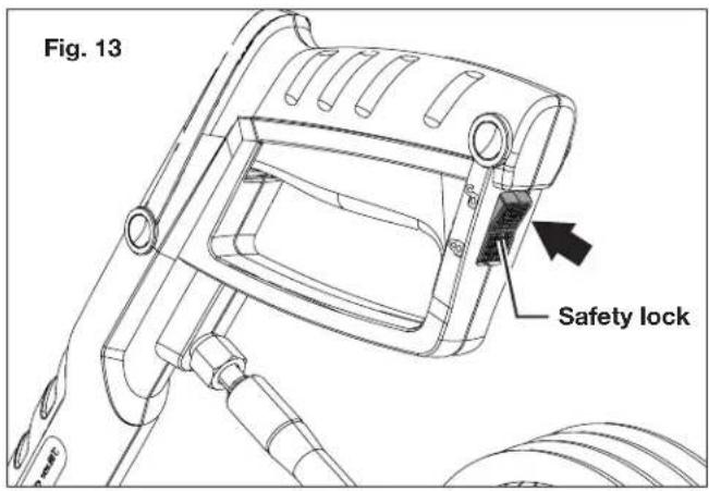 Fig. 13 Safety lock