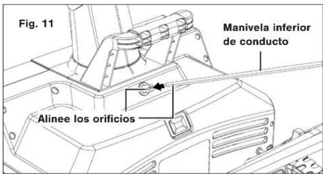 Snow Joe 24VX2SB18CT - Ensamblado de la manivela del conducto - 2