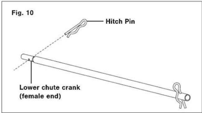 Snow Joe 24VX2SB18CT - Chute Crank Assembly - 1