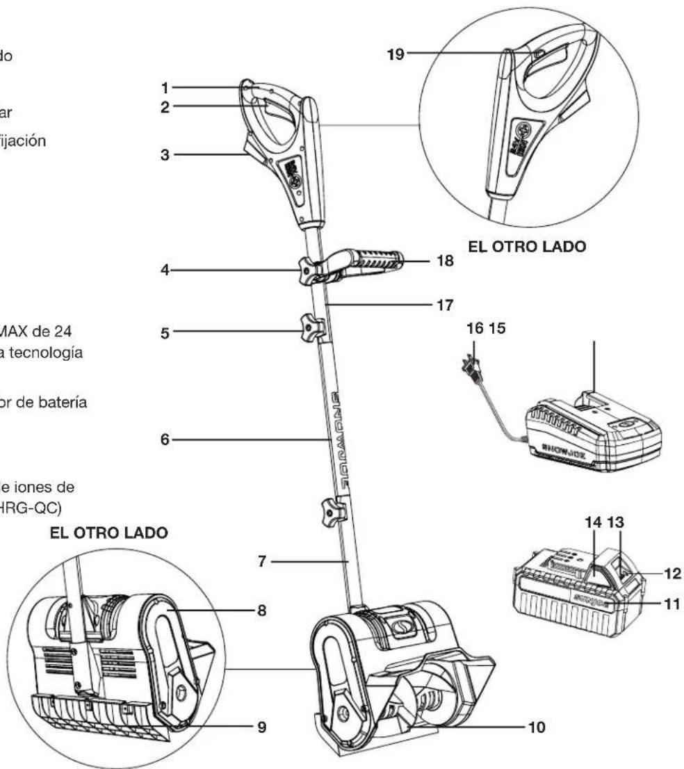 Snow Joe 24VSS10XR - Conozca su pala quitanieve inalámbrica - 1