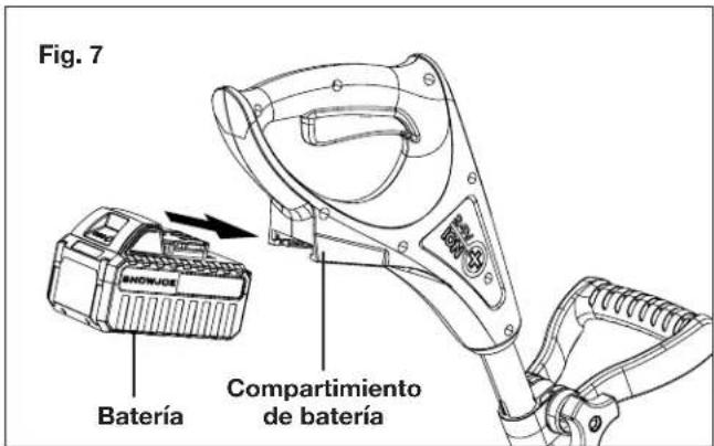 Snow Joe 24VSS10XR - Encendido de la máquina - 1