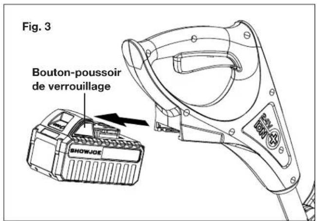 Snow Joe 24VSS10XR - Comment charger la batterie - 1