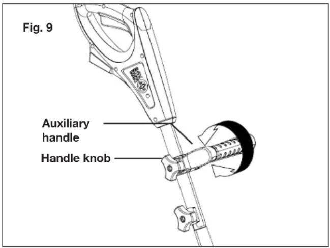 Snow Joe 24VSS10XR - Handle Adjustment - 1