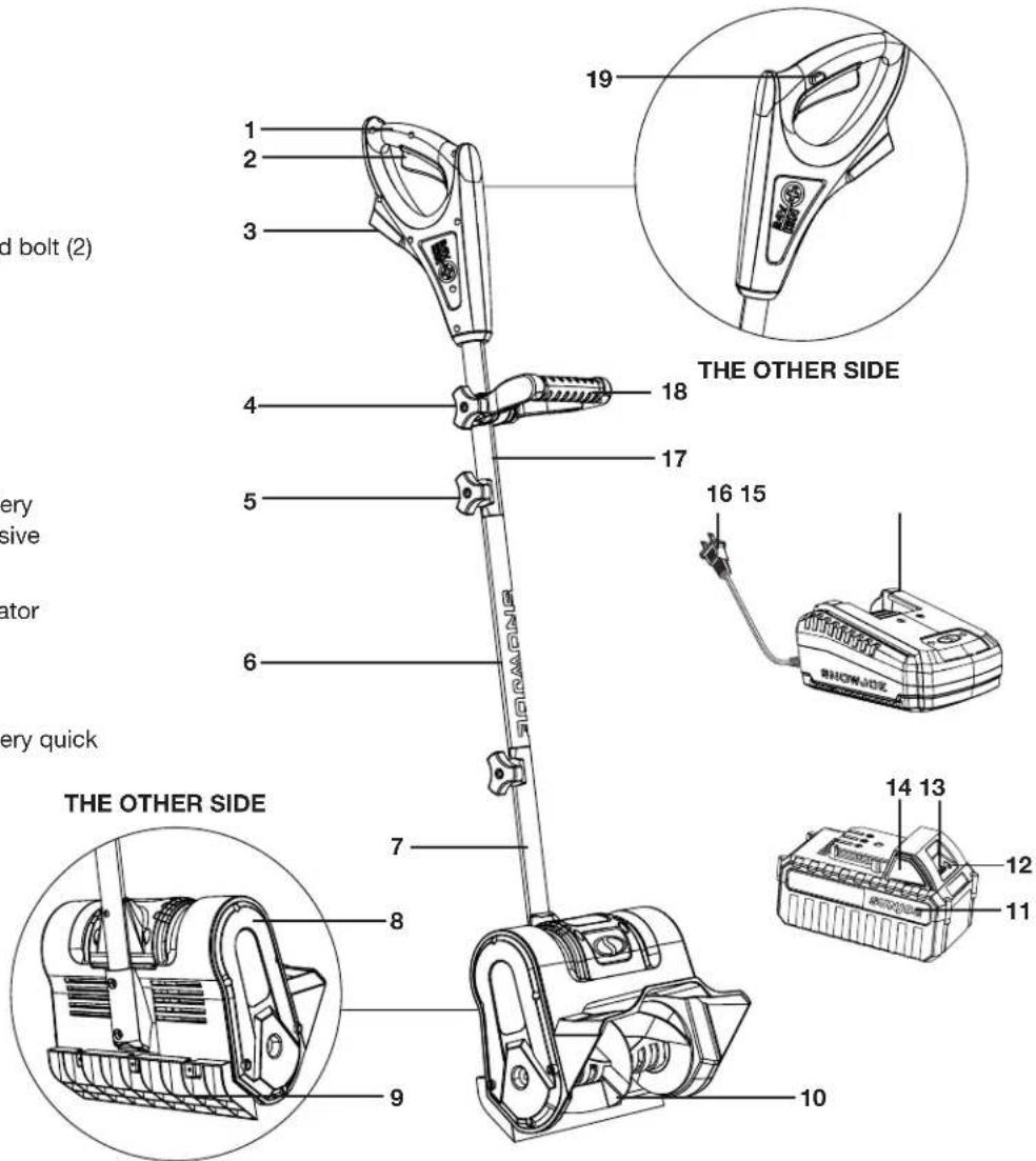 Snow Joe 24VSS10XR - Know Your Cordless Snow Shovel - 1