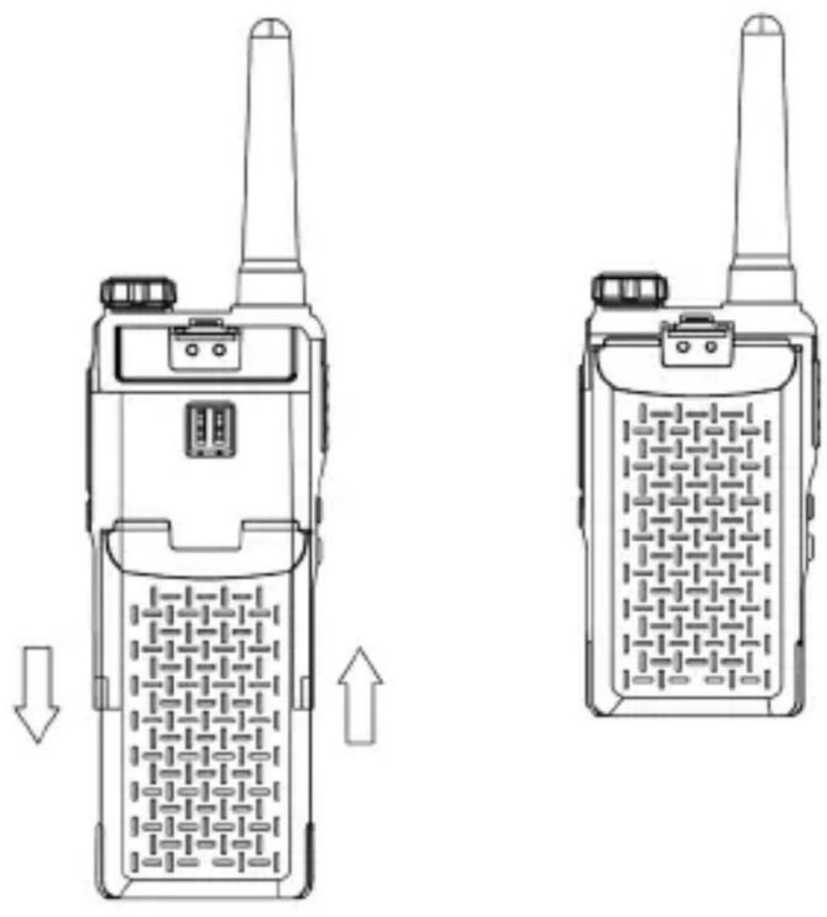 KENWOOD UBZLJ9SET - Installare la batteria agli ioni di litio - 1
