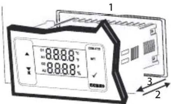 Emko ESM3723 - Panel Mounting and Removing - 1