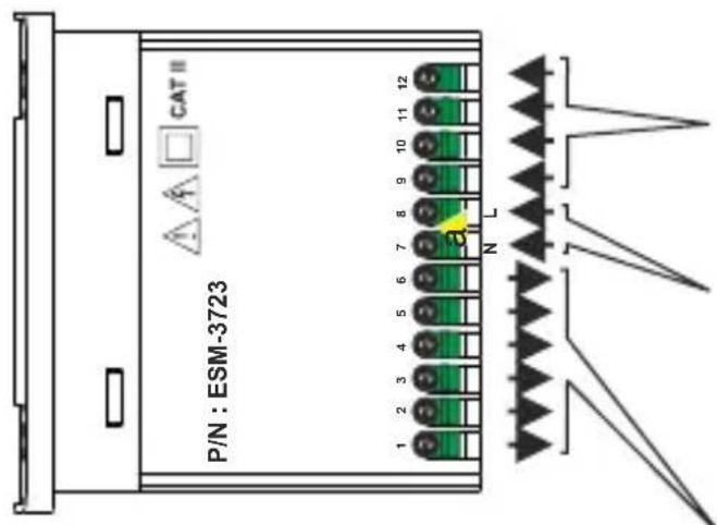 Emko ESM3723 - Schema elettrico - 1