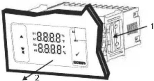 Emko ESM3723 - Montaje y eliminación del panel - 2