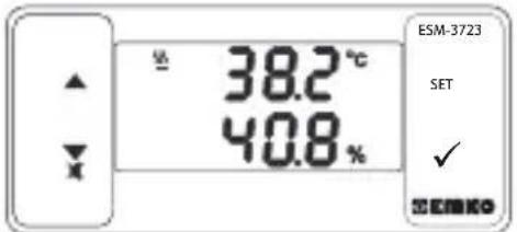 Emko ESM3723 - Changing and Saving Temperature and Humidity Set Value - 4