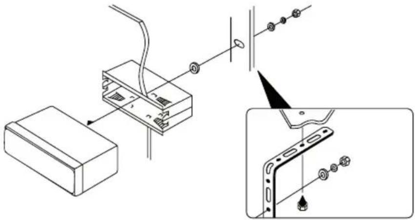 Renkforce RUDAB1805 - b) Inbouw in de radioschacht - 3