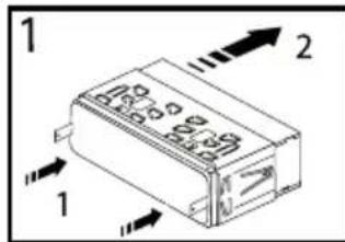 Renkforce RUDAB1805 - b) Installation in the Radio Slot - 1