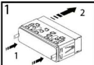 Renkforce RFARA300 - A) installation dans le réceptacle radio - 1