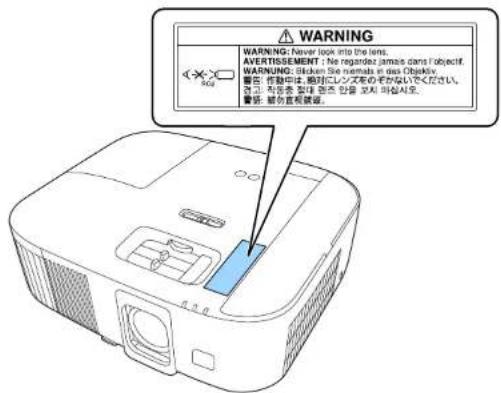 EPSON EHTW6250 - Étiquettes d'avertissement - 1