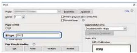 EPSON EHTW6250 - Imprimer uniquement les pages dont vous avez besoin - 1