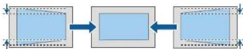 EPSON EHTW6250 - Correction de la forme de l'image à l'aide du bouton keystone - 4