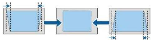 EPSON EHTW6250 - Correction de la forme de l'image à l'aide du bouton keystone - 3