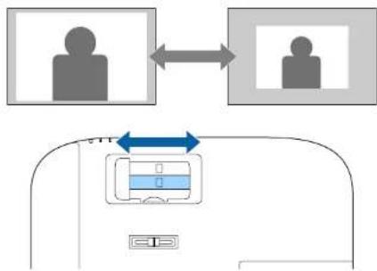 EPSON EHTW6250 - Redimensionnement de l'image avec le curseur de zoom - 1