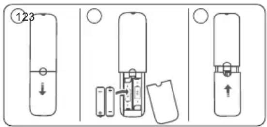 Renkforce RFSB301 - Wechsel der Batterie der Fernbedienung - 1