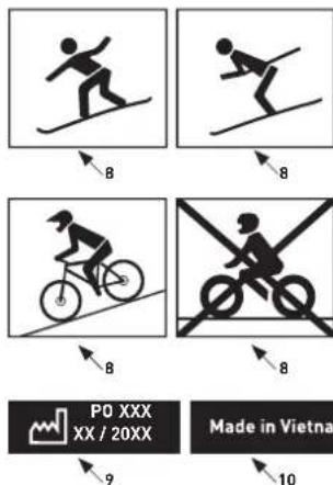 EVOC Trail Pro - LÉGENDE DES ILLUSTRATIONS ET SYMBOLES - 1