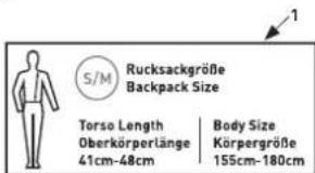 EVOC Trail Pro - ERKLÄRUNG DER BILDZEICHEN UND SYMBOLE - 1