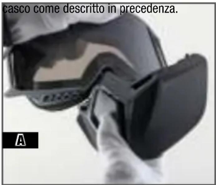 casco come descritto in precedenza. A