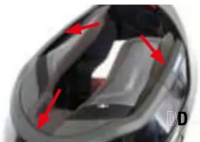 SHARK EVOGT - REPLACING THE INTERIOR PADDING - 4