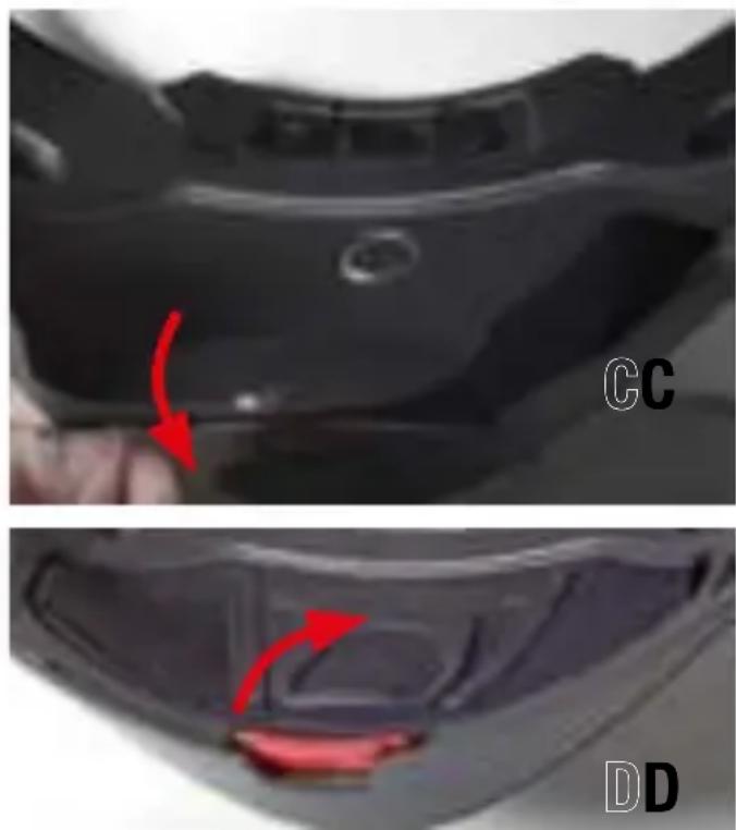 SHARK EVOGT - ANTI-TURBULENCE CHIN COVER - 1