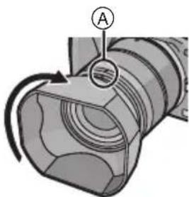 PANASONIC HXA025E - Attaching the Lens - 2