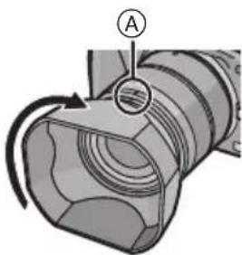 PANASONIC HXA025E - Colocar la lente - 2