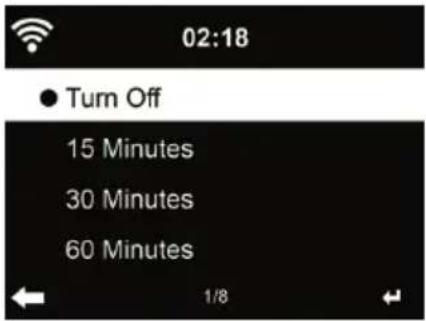 ALBRECHT DR 463+ - Sleep timer - 1