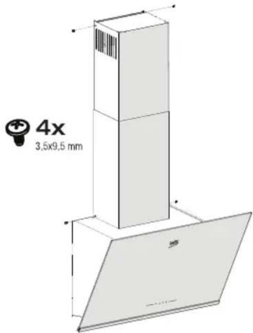 BEKO BHCA94640BH - installatie van het apparaat - 1