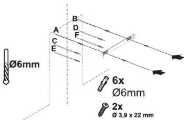 BEKO BHCA94640BH - Instalarea deflectorului de aer (BHCA 64640 BH - BHCA 94640 BH - BHCA 94640 WH) - 1